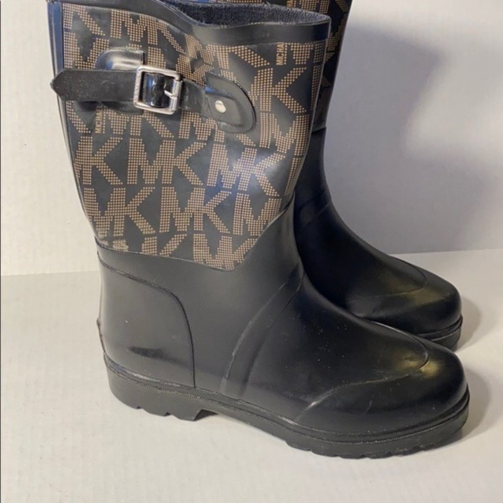 michael kors logo rain boots